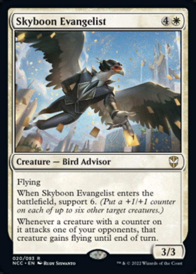 Skyboon Evangelist [Streets of New Capenna Commander] | Golgari Games