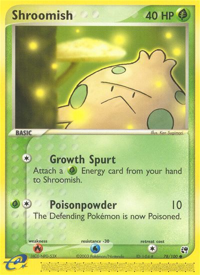Shroomish (78/100) [EX: Sandstorm] | Local Legends