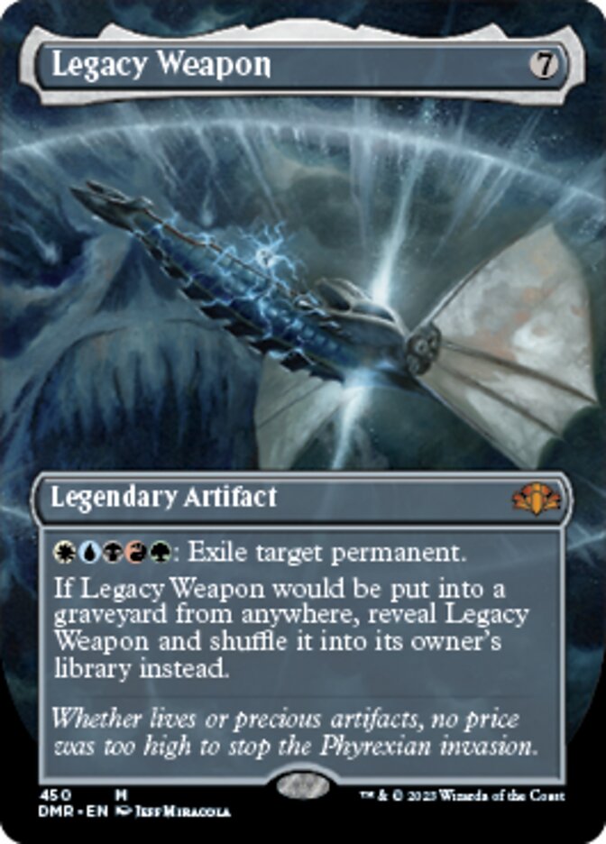 Legacy Weapon (Borderless Alternate Art) [Dominaria Remastered] | Local Legends