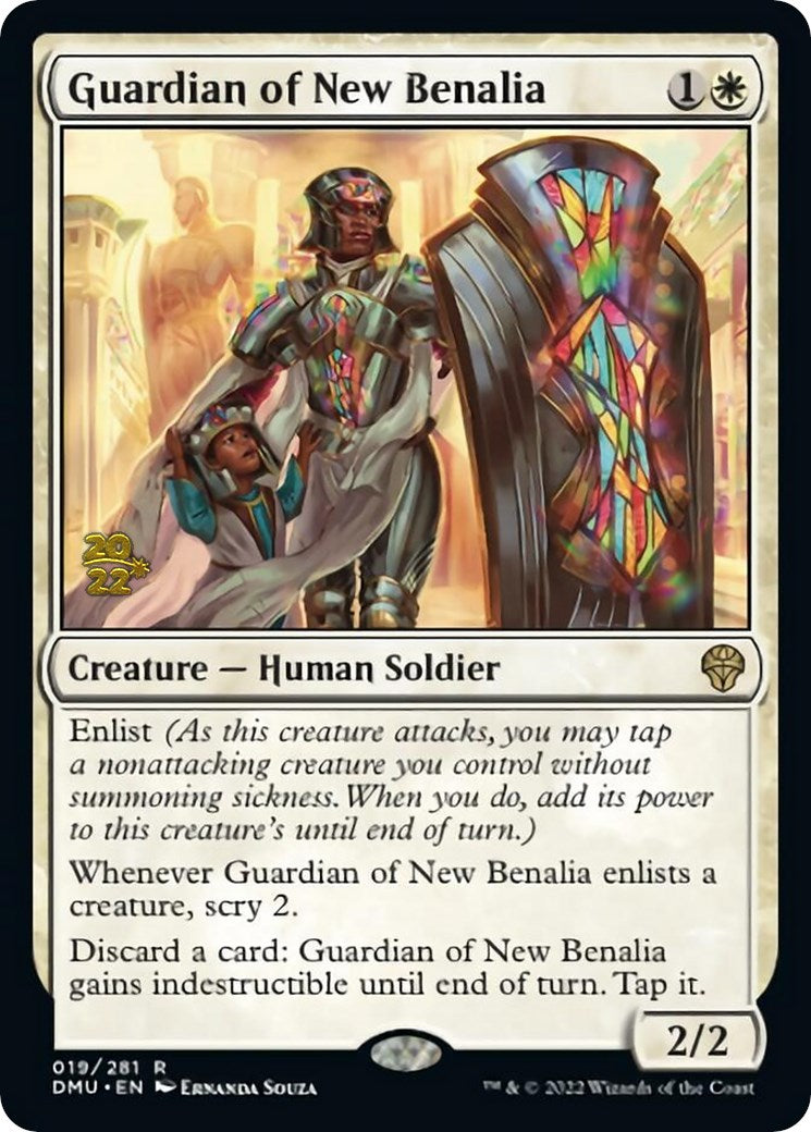 Guardian of New Benalia [Dominaria United Prerelease Promos] | Golgari Games