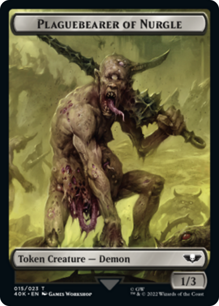 Spawn // Plaguebearer of Nurgle [Universes Beyond: Warhammer 40,000 Tokens] | Golgari Games