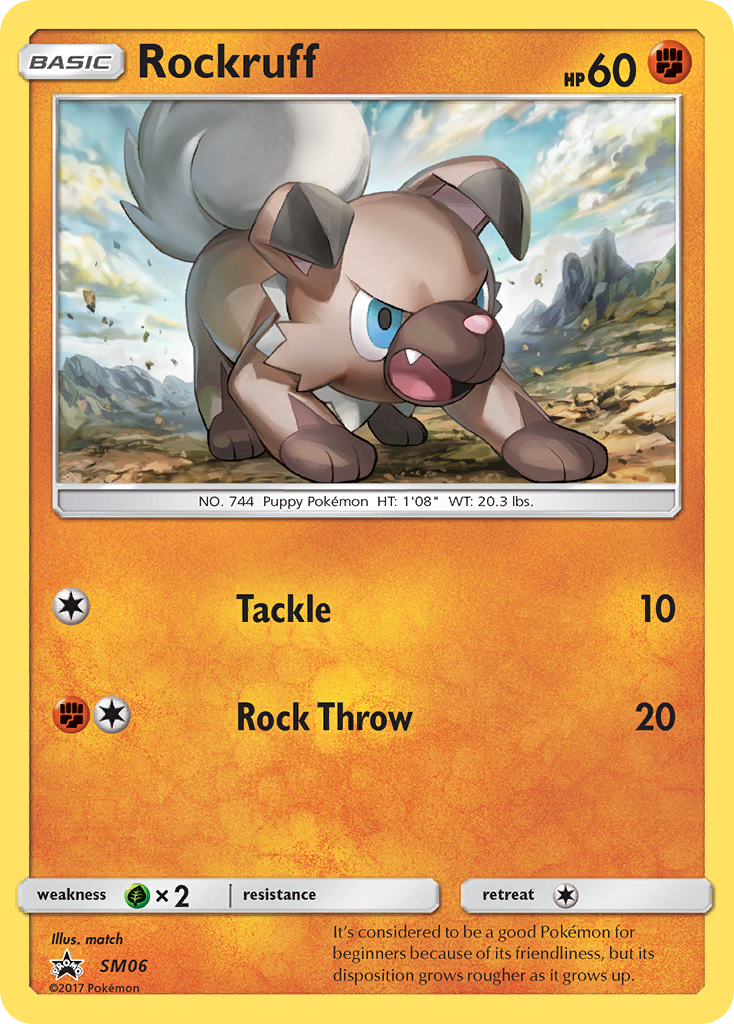 Rockruff (SM06) [Sun & Moon: Black Star Promos] | Golgari Games