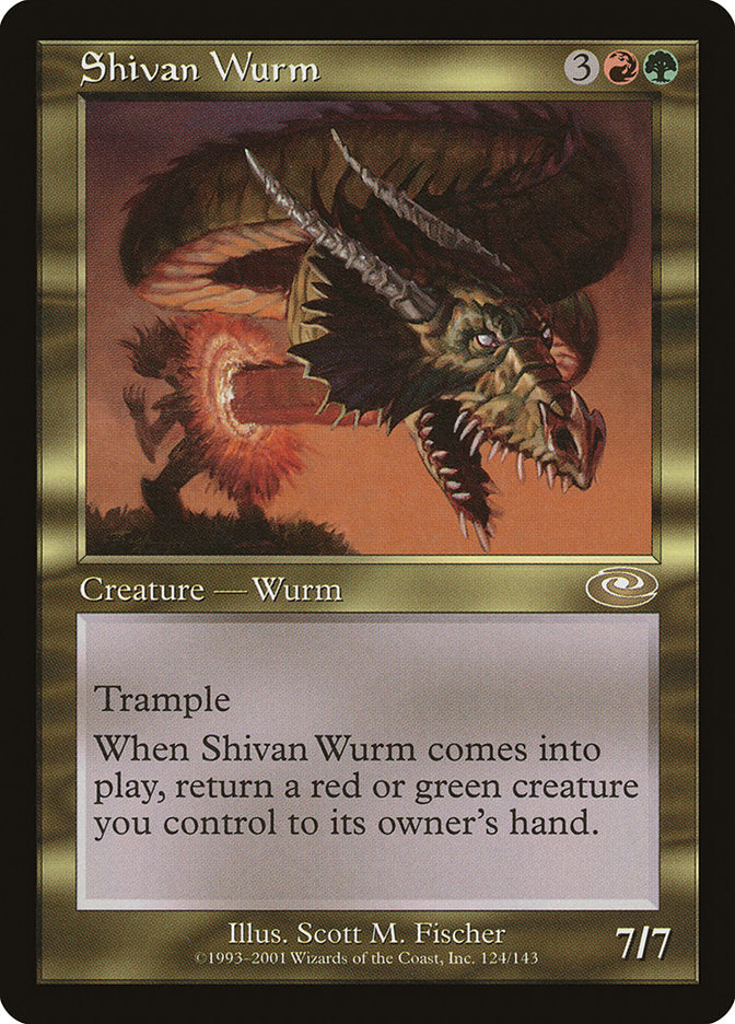 Shivan Wurm [Planeshift] | Golgari Games