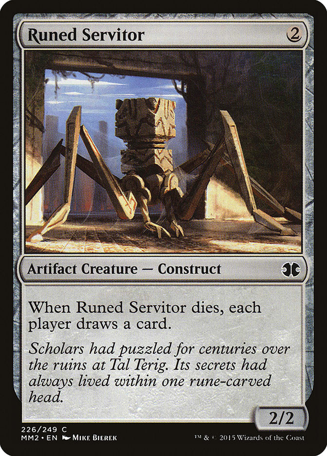 Runed Servitor [Modern Masters 2015] | Golgari Games