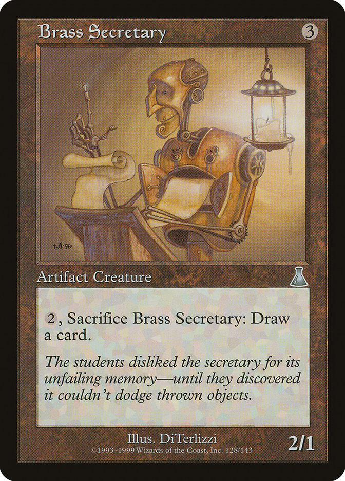 Brass Secretary [Urza's Destiny] | Golgari Games