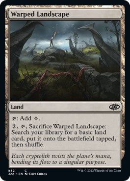 Warped Landscape [Jumpstart 2022] | Golgari Games