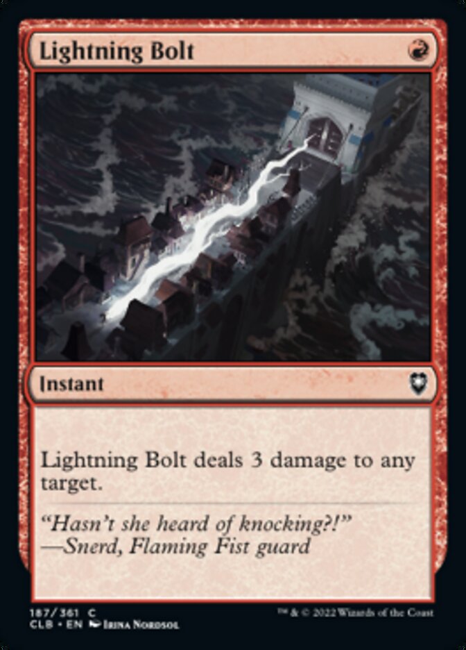 Lightning Bolt [Commander Legends: Battle for Baldur's Gate] | Local Legends