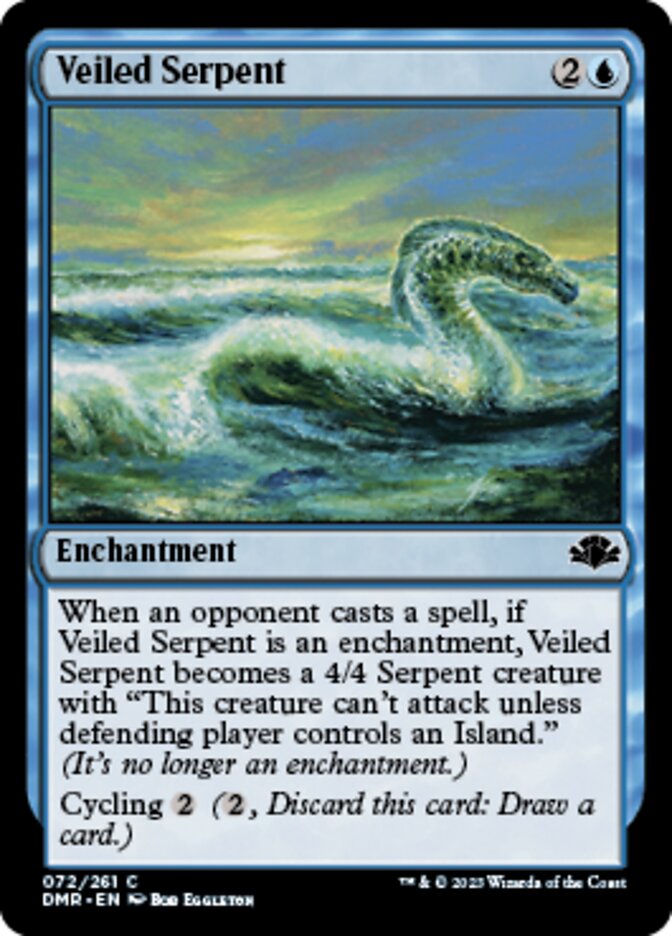 Veiled Serpent [Dominaria Remastered] | Local Legends