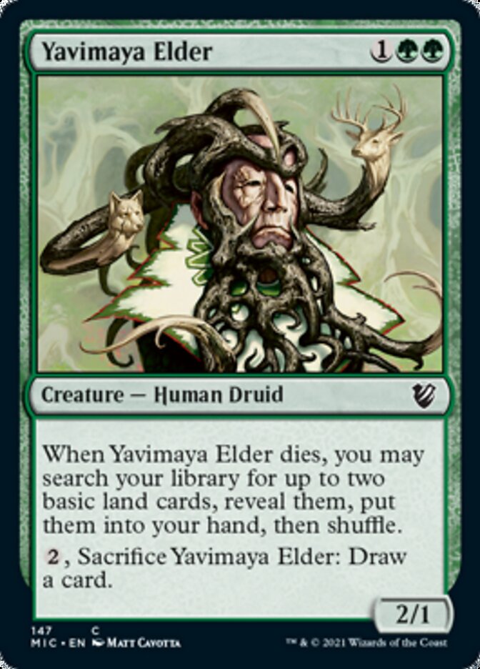 Yavimaya Elder [Innistrad: Midnight Hunt Commander] | Golgari Games