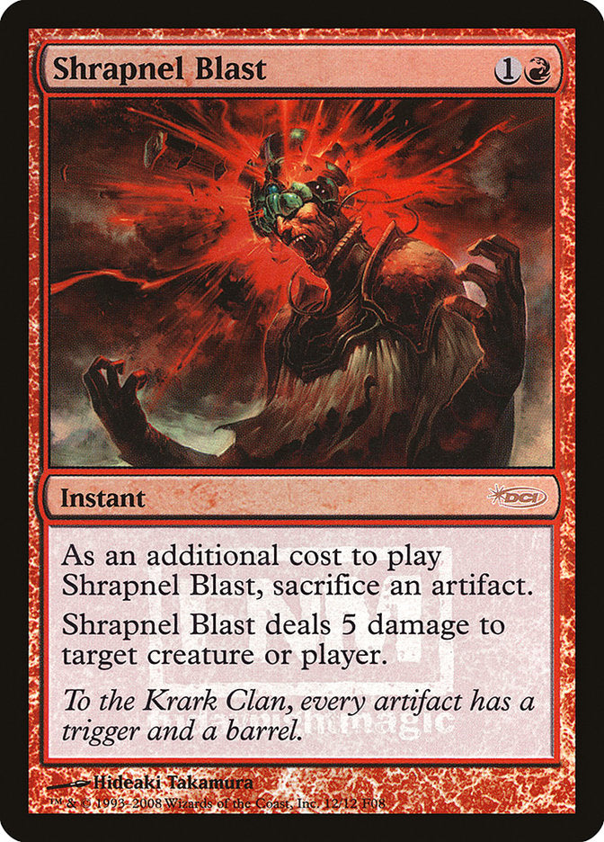 Shrapnel Blast [Friday Night Magic 2008] | Golgari Games