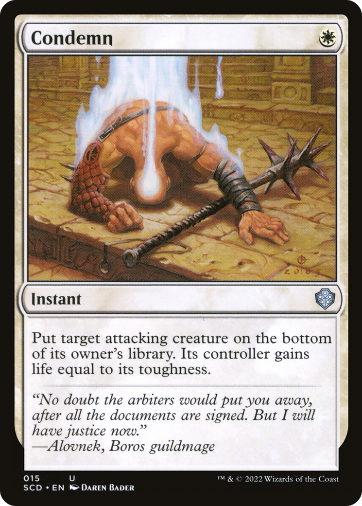 Condemn [Starter Commander Decks] | Local Legends