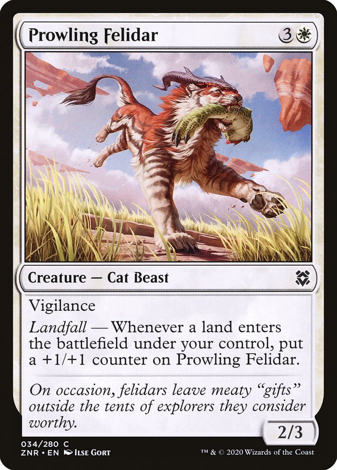 Prowling Felidar [Zendikar Rising] | Local Legends
