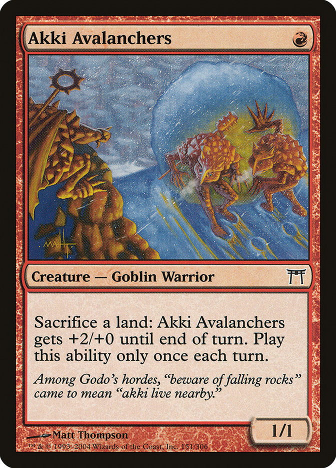 Akki Avalanchers [Champions of Kamigawa] | Local Legends