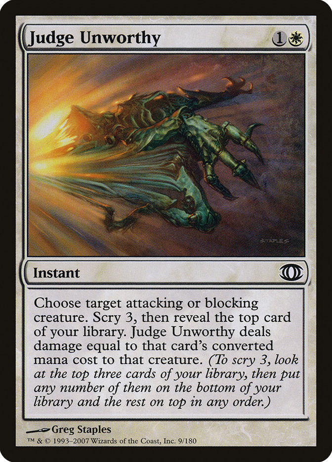 Judge Unworthy [Future Sight] | Local Legends