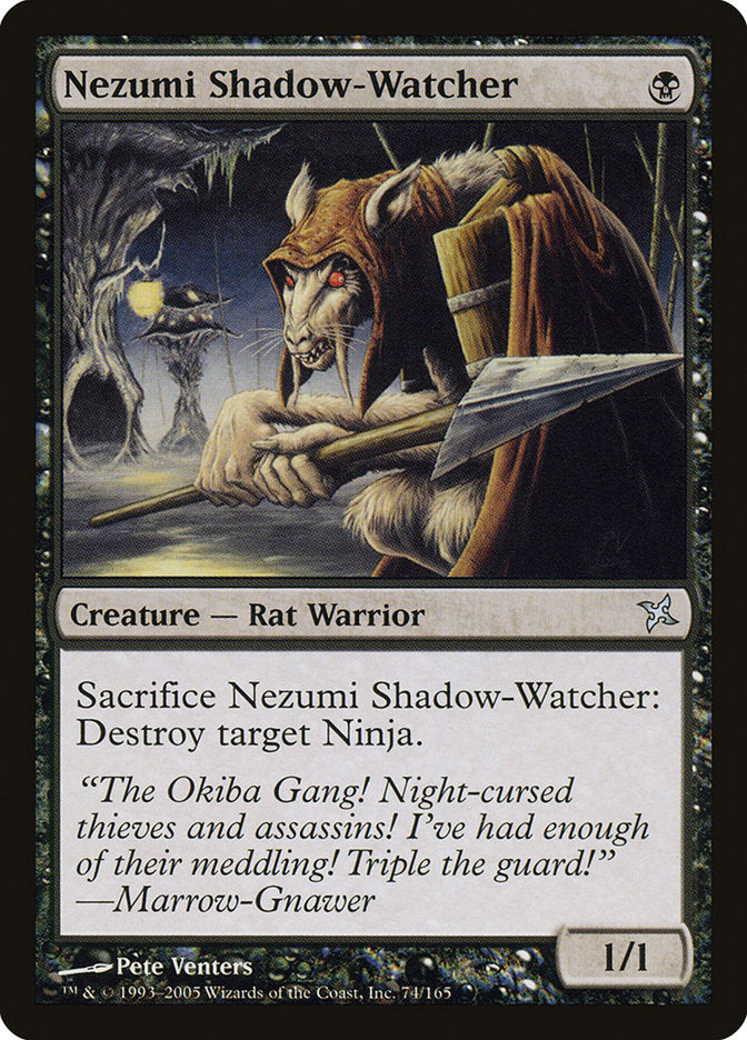 Nezumi Shadow-Watcher [Betrayers of Kamigawa] | Golgari Games