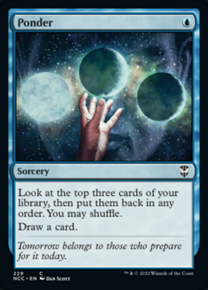 Ponder [Streets of New Capenna Commander] | Local Legends