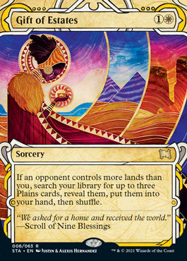 Gift of Estates (Foil Etched) [Strixhaven: School of Mages Mystical Archive] | Local Legends