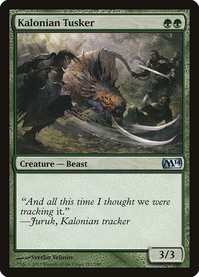 Kalonian Tusker [Magic 2014] | Local Legends