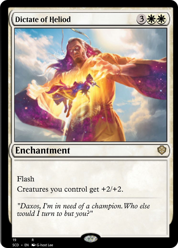 Dictate of Heliod [Starter Commander Decks] | Local Legends
