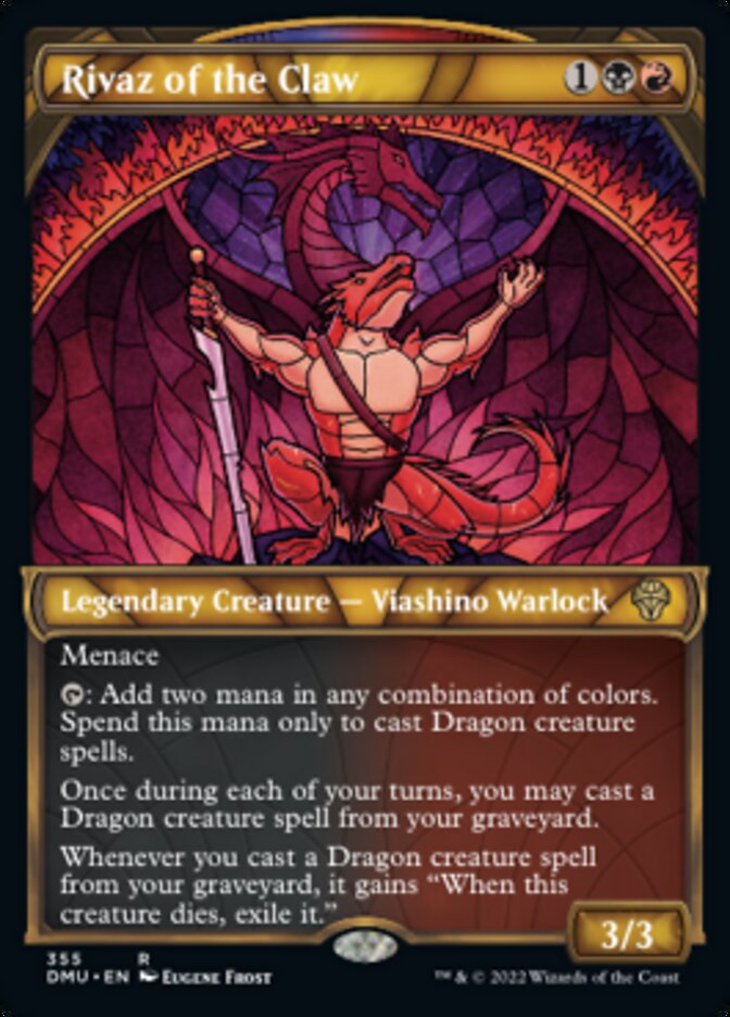 Rivaz of the Claw (Showcase Textured) [Dominaria United] | Local Legends