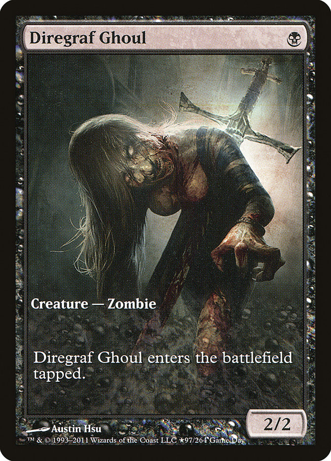 Diregraf Ghoul (Game Day) [Innistrad Promos] | Golgari Games