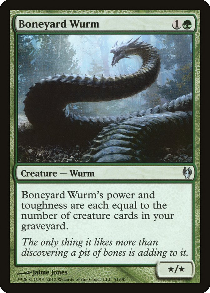 Boneyard Wurm [Duel Decks: Izzet vs. Golgari] | Golgari Games