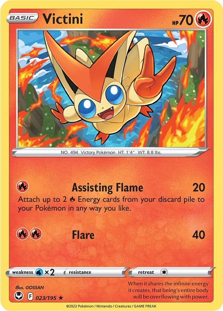 Victini (023/195) [Sword & Shield: Silver Tempest] | Golgari Games