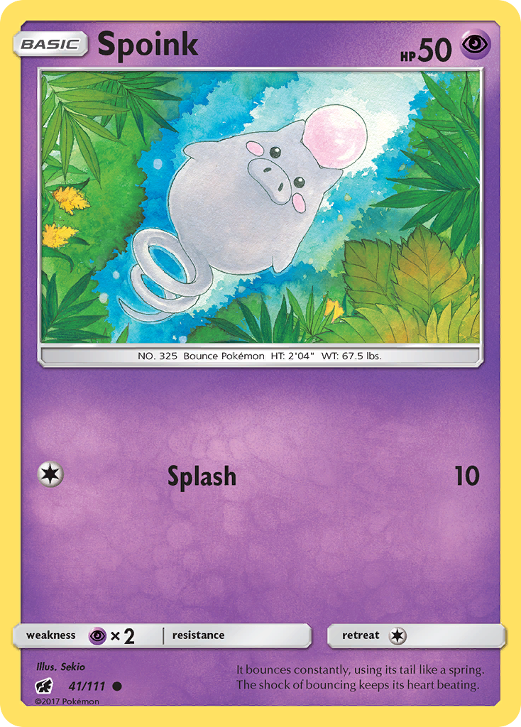 Spoink (41/111) [Sun & Moon: Crimson Invasion] | Golgari Games