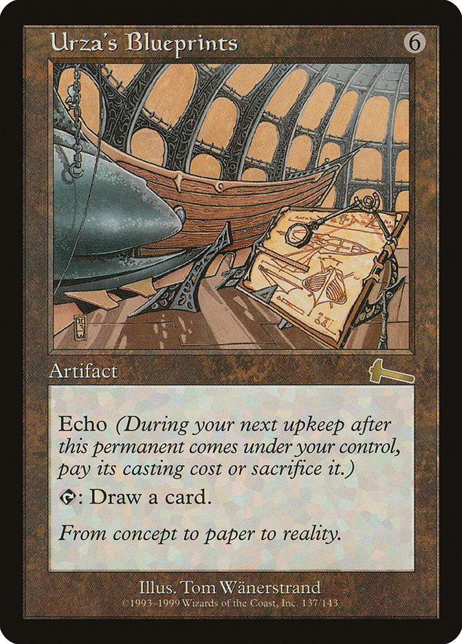 Urza's Blueprints [Urza's Legacy] | Local Legends