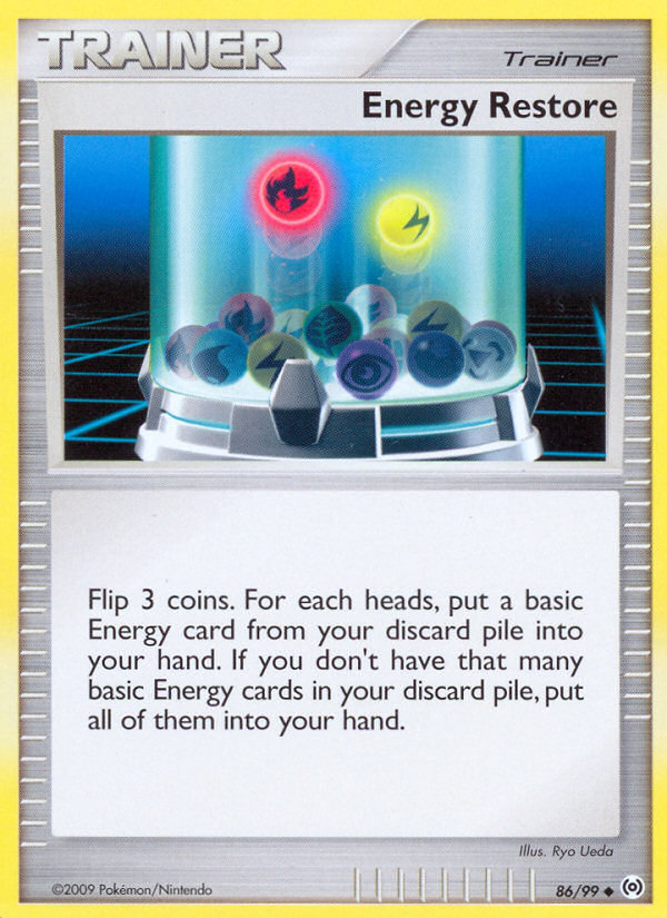 Energy Restore (86/99) [Platinum: Arceus] | Golgari Games