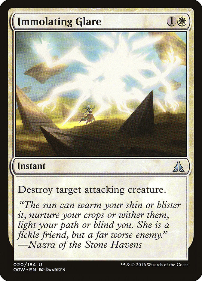 Immolating Glare [Oath of the Gatewatch] | Local Legends
