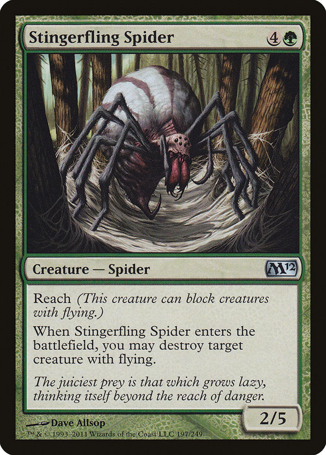 Stingerfling Spider [Magic 2012] | Golgari Games