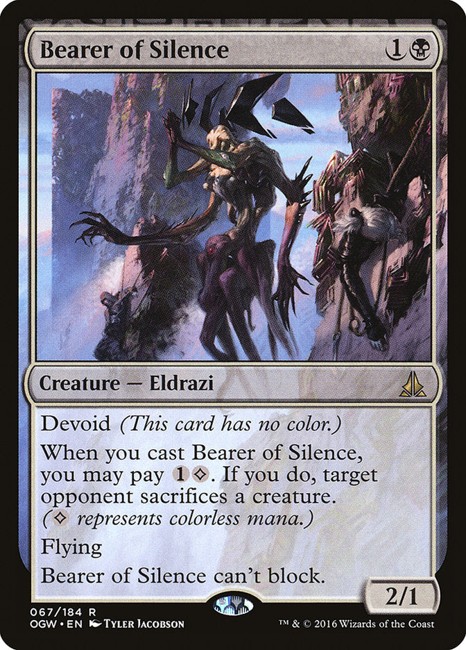 Bearer of Silence [Oath of the Gatewatch] | Golgari Games