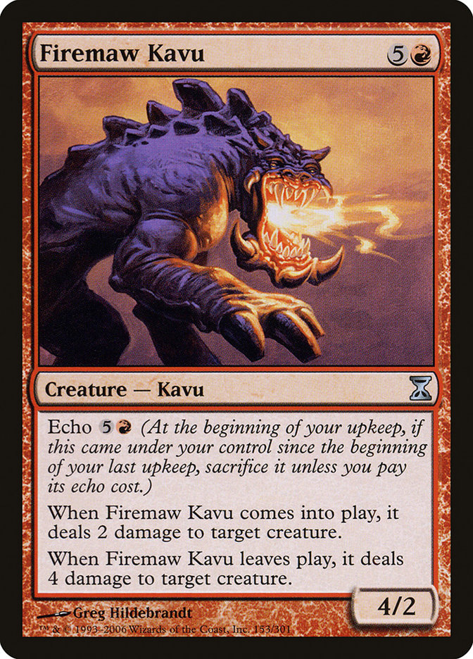 Firemaw Kavu [Time Spiral] | Golgari Games