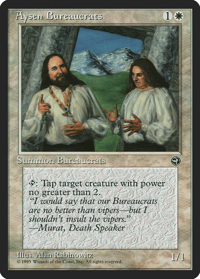 Aysen Bureaucrats (Murat Flavor Text) [Homelands] | Local Legends