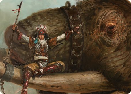 Tuskguard Captain Art Card [Commander Masters Art Series] | Local Legends