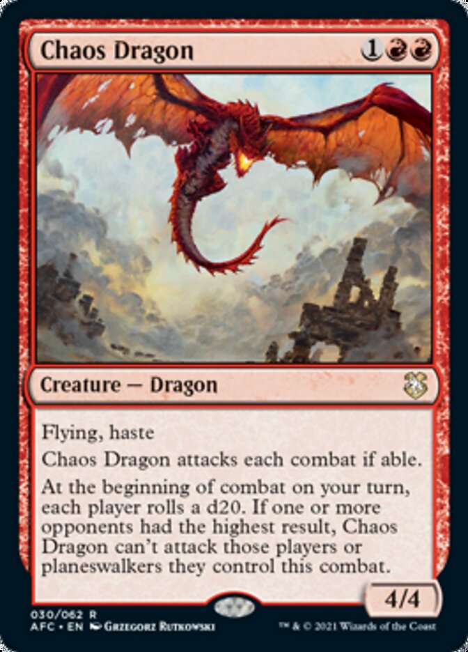 Chaos Dragon [Dungeons & Dragons: Adventures in the Forgotten Realms Commander] | Golgari Games