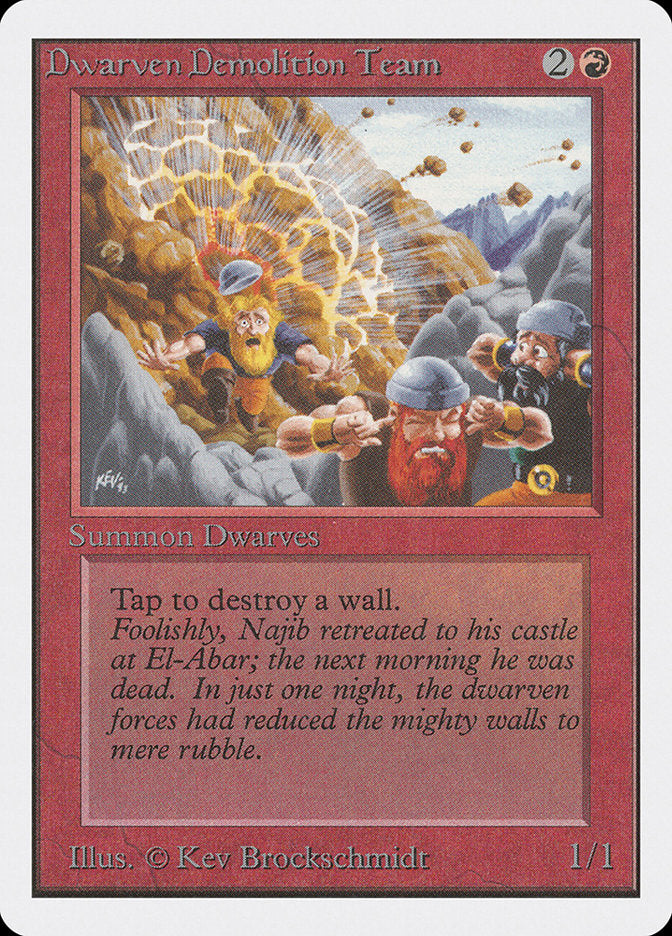 Dwarven Demolition Team [Unlimited Edition] | Local Legends