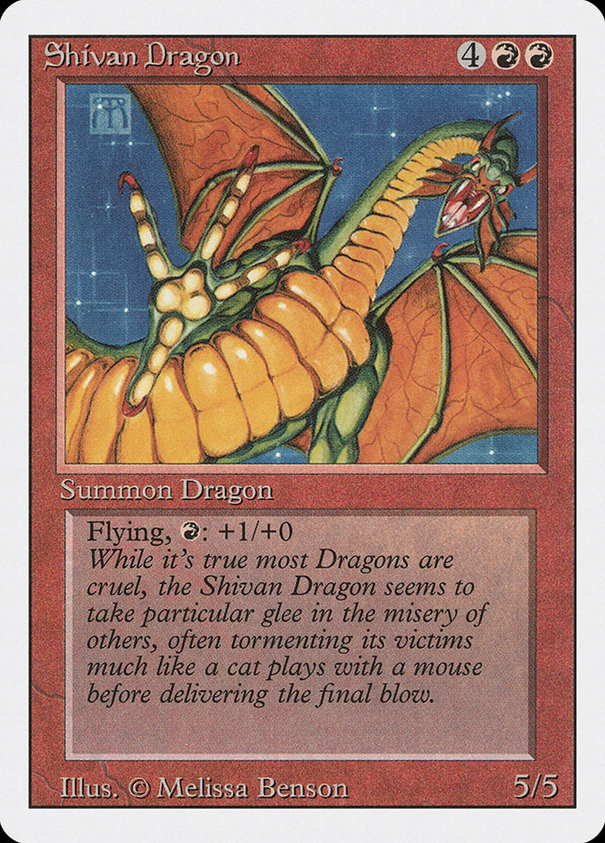 Shivan Dragon [Revised Edition] | Golgari Games