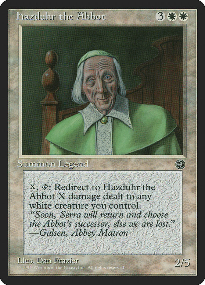 Hazduhr the Abbot [Homelands] | Golgari Games