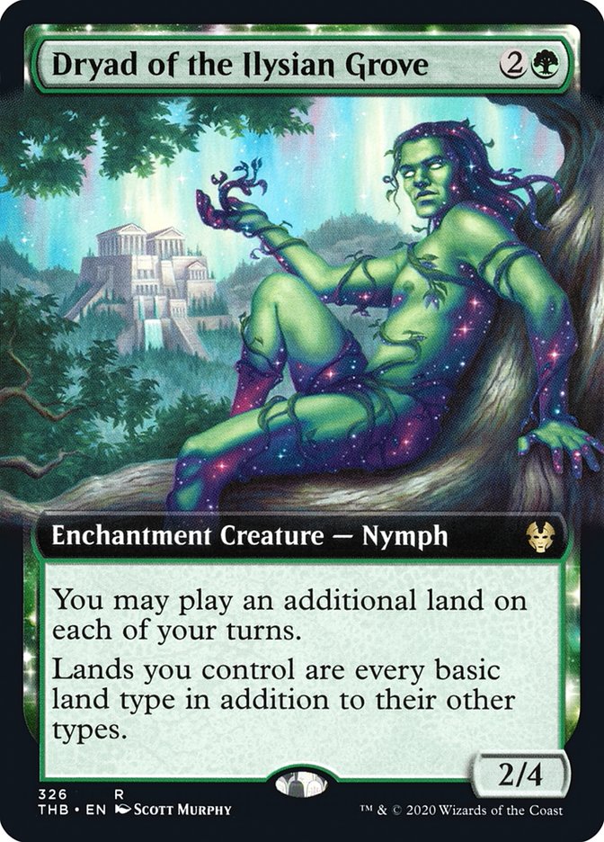 Dryad of the Ilysian Grove (Extended Art) [Theros Beyond Death] | Golgari Games