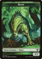 Bird Illusion // Beast (011) Double-sided Token [Commander 2020 Tokens] | Golgari Games