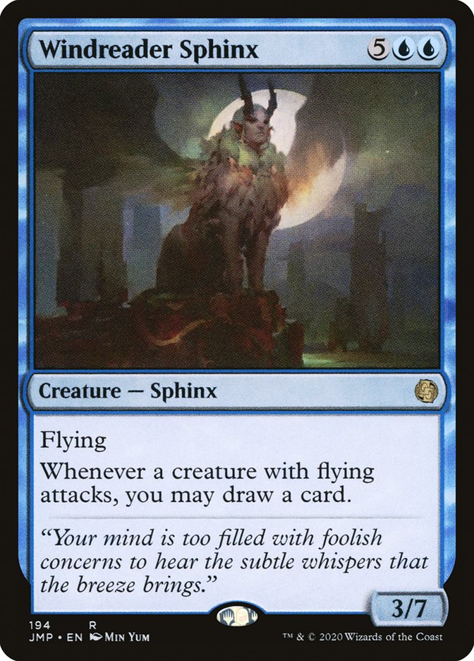 Windreader Sphinx [Jumpstart] | Golgari Games