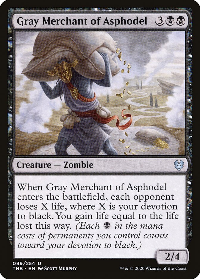 Gray Merchant of Asphodel [Theros Beyond Death] | Golgari Games