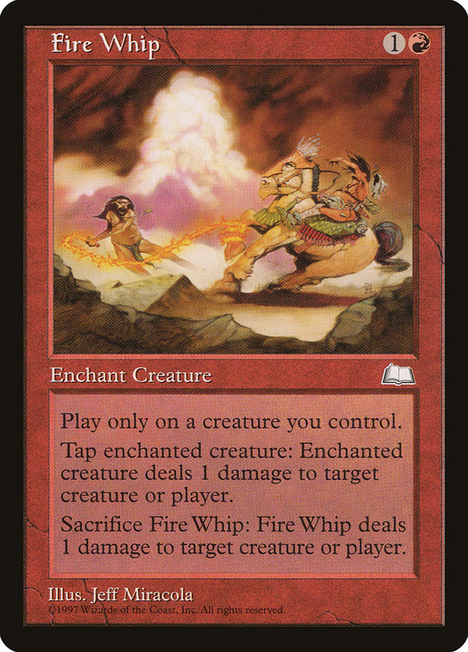 Fire Whip [Weatherlight] | Golgari Games