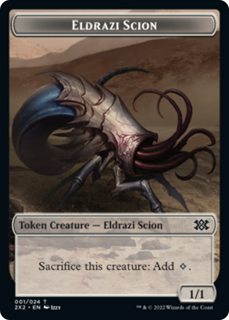 Drake // Eldrazi Scion Double-sided Token [Double Masters 2022 Tokens] | Golgari Games