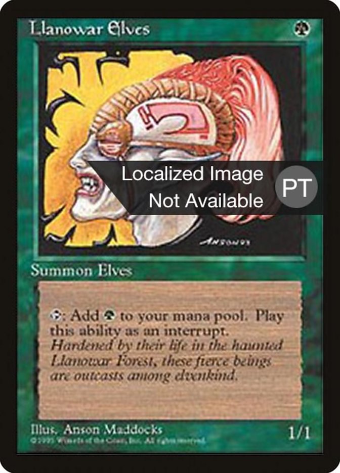 Llanowar Elves [Fourth Edition (Foreign Black Border)] | Local Legends