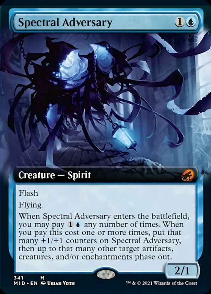 Spectral Adversary (Extended Art) [Innistrad: Midnight Hunt] | Golgari Games