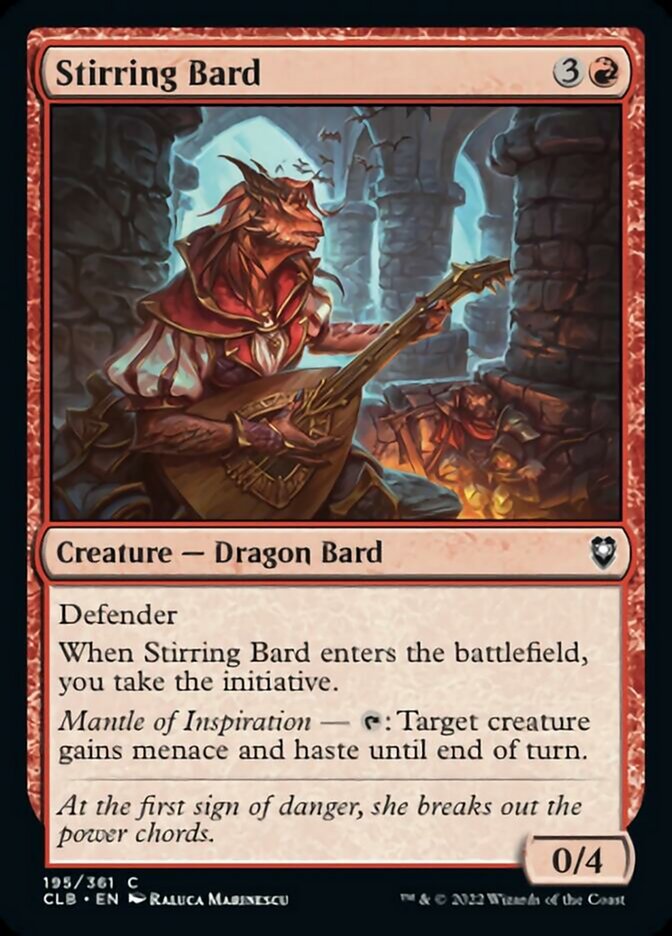 Stirring Bard [Commander Legends: Battle for Baldur's Gate] | Golgari Games