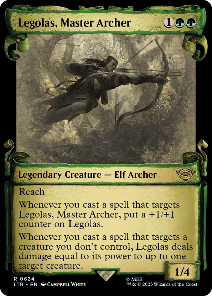 Legolas, Master Archer [The Lord of the Rings: Tales of Middle-Earth Showcase Scrolls] | Golgari Games